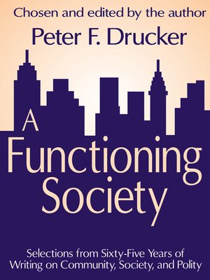 cover image of A Functioning Society